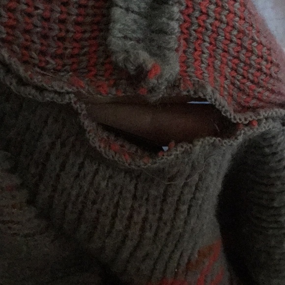 Free people we the free aztec sweater wool xs 0 2 - Picture 6 of 7